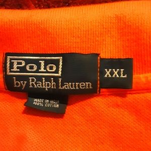 Ralph lauren polo xxl orange green horseman